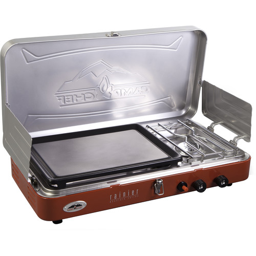 Camp Chef Rainier Camper's Combo Two-Burner Stove