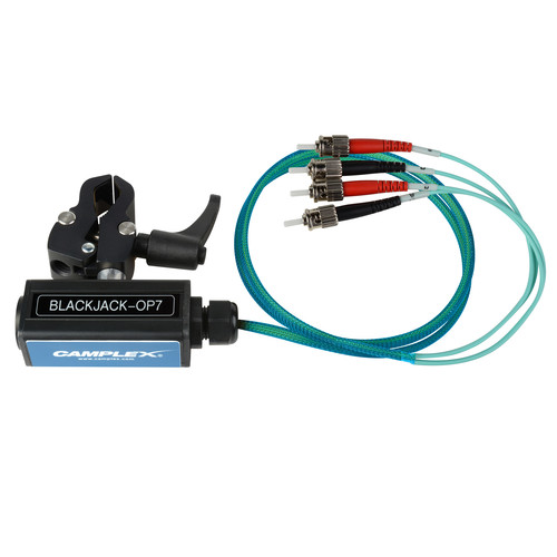 Camplex opticalCON QUAD to Four ST Breakout Adapter (Multimode with Clamp)
