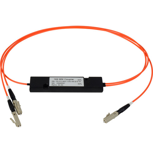 Camplex Multimode LC Fiber Optic 1x2 Splitter Cable (2')