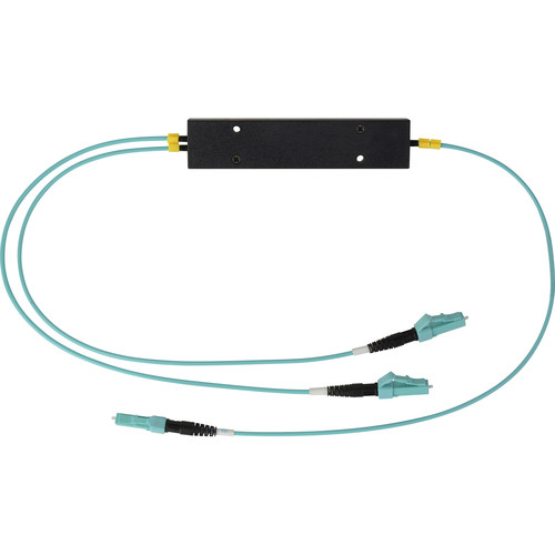 Camplex OM3 50u Multi-Mode ST Fiber Optic 1 x 2 Passive Splitter Cable (3')