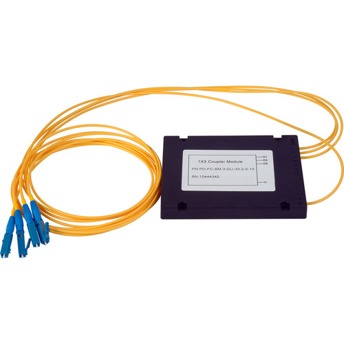 Camplex Singlemode LC Fiber Optic 1x3 Splitter Cable (1')
