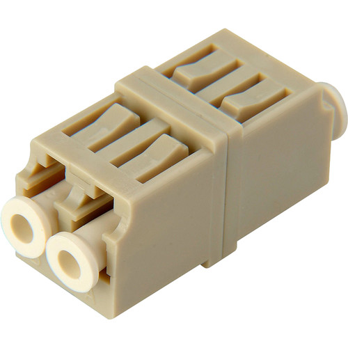 Camplex LC to LC Multi-Mode Duplex Fiber Optic Coupler Adapter (Bronze Sleeve, 100-Pack)
