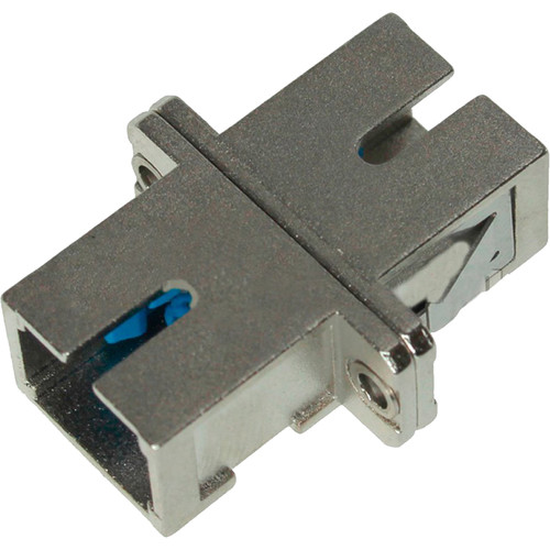 Camplex Single-Mode Simplex SC to SC Fiber Adapter with Zirconia Sleeve and Metal Flange (100)