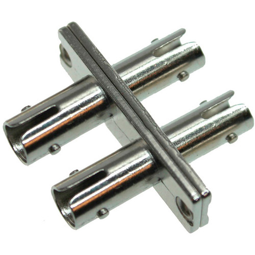 Camplex Single Mode Duplex ST to ST Fiber Optic Coupler with Zirconia Sleeve and Zinc Alloy Body (100)