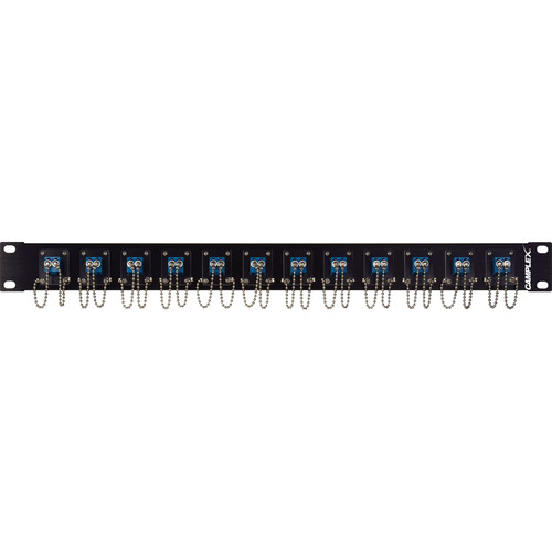 Camplex 12-Port LC Duplex Singlemode Feed-Thru Panel