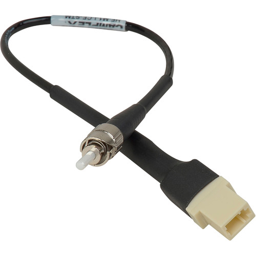 Camplex LC Female to ST Male OM1 Multimode Fiber Tactical Adapter Cable (6")