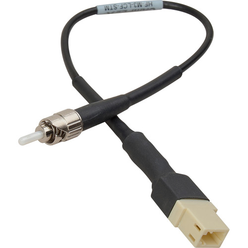 Camplex LC Female to ST Male OM3 Multimode Fiber Tactical Adapter Cable (6")