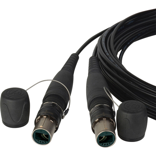 Camplex opticalCON DUO to DUO OM4 Multi-Mode Fiber Optic Tactical Snake (100')