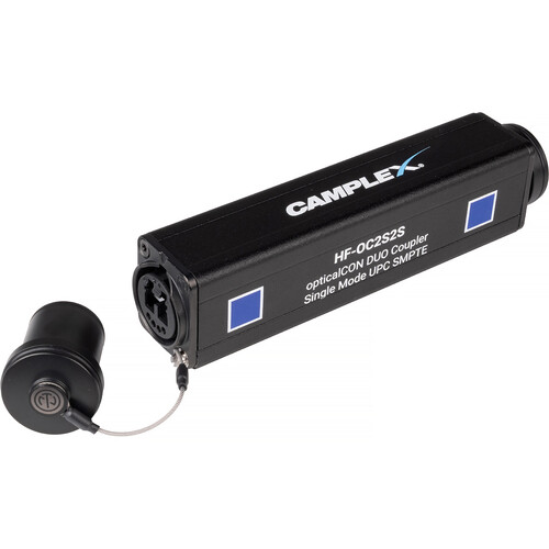 Camplex opticalCON DUO to DUO SMPTE UPC Single-Mode In-Line Coupler