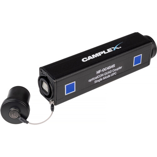 Camplex opticalCON QUAD to QUAD UPC Single-Mode In-Line Coupler