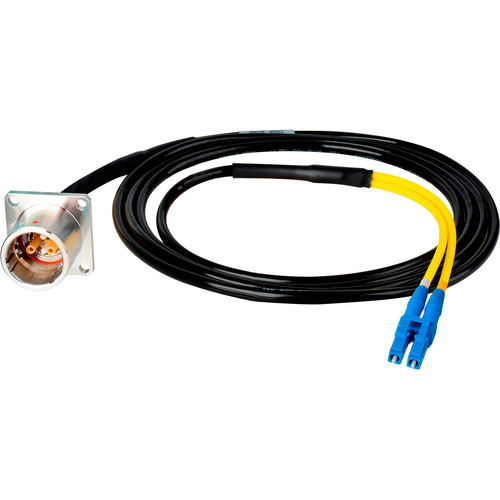 Camplex LEMO PBW to Duplex LC In-Line Fiber Optic Breakout Cable (75')
