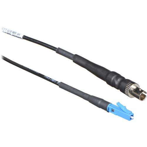 Camplex ST Female to LC Male Singlemode Fiber Tactical Adapter Cable (6")
