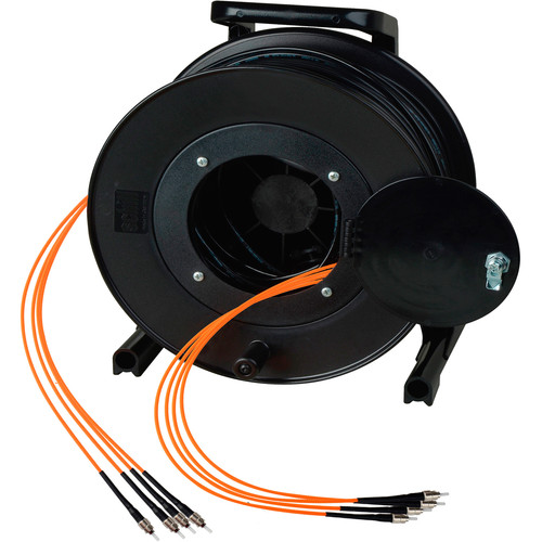 Camplex OM1 4-Ch Multimode Tactical Fiber ST Snake Cable Reel (328')