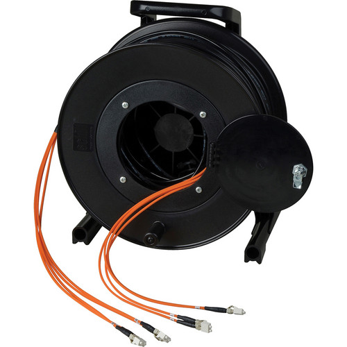 Camplex OM1 4-Ch Multimode Tactical Fiber ST Snake Cable Reel (500')