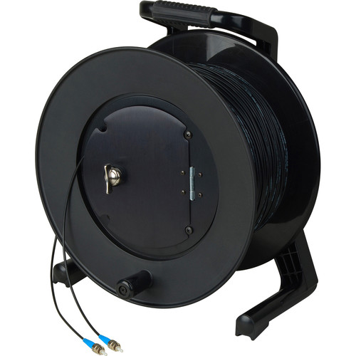 Camplex Simplex Single-Mode ST Fiber Optic Tactical Cable Reel (2000')