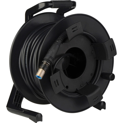 Camplex SMPTE Hybrid opticalCON DUO to FUW LEMO Singlemode Outdoor Fiber Cable Reel (100 ft)