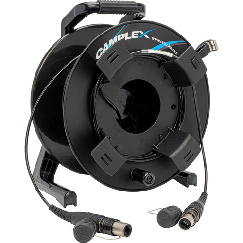 Camplex opticalCON DUO to DUO OM4 Multi-Mode Fiber Optic with Tactical Reel (500')
