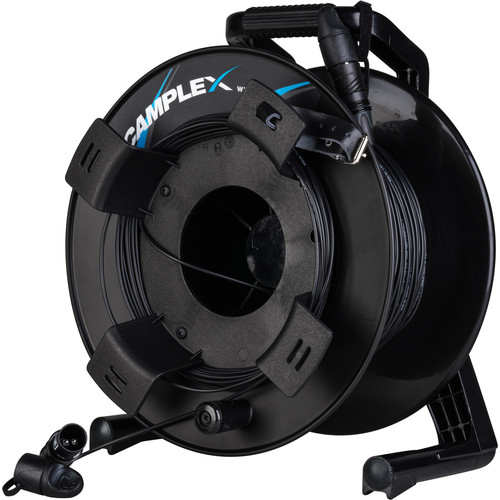 Camplex opticalCON LITE DUO Multimode Fiber Optic Tactical Cable Reel (750')