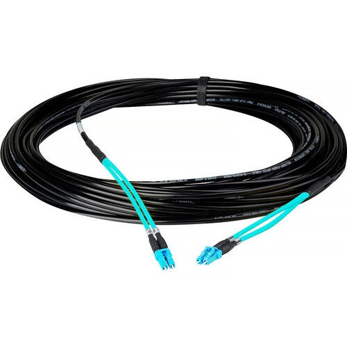Camplex Two-Channel LC Multimode OM3 Fiber Optic Snake (250')