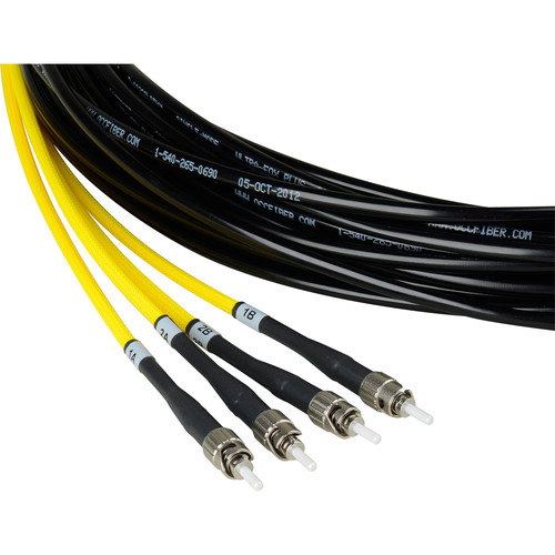 Camplex 2-Channel ST Single-Mode Fiber Tactical Snake Cable (33')