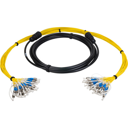 Camplex 24-Channel LC Single Mode Tactical Fiber Optical Cable (50')
