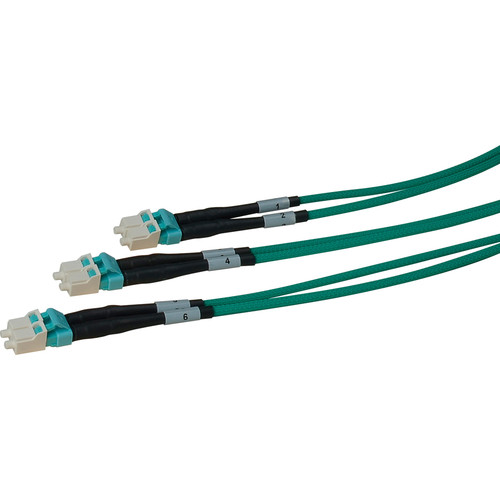 Camplex 6-Ch OM3 Multimode Plenum Fiber LC Cable (100 ft)