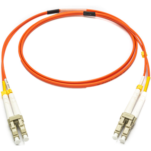 Camplex OM1 Bend-Tolerant Multi-Mode Duplex LC to LC Armored Fiber Patch Cable (6.6', Orange)
