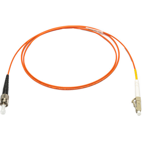 Camplex OM1 Multimode Simplex ST to LC Armored Fiber Patch Cable (9.8', Orange)