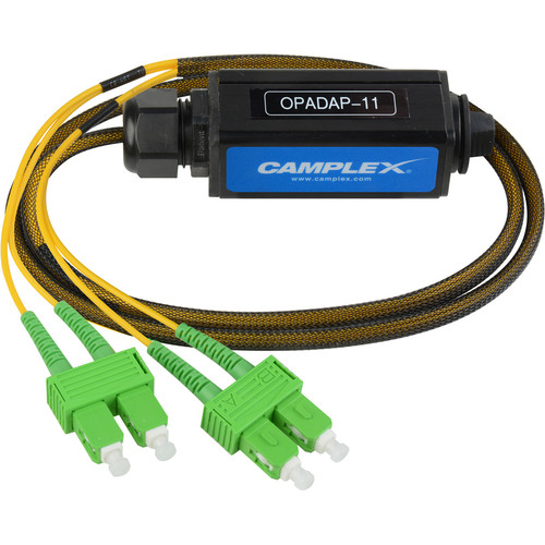 Camplex opticalCON QUAD APC to 4 x LC/APC Single Mode Breakout Adapter