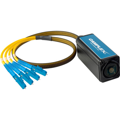 Camplex OPADAP-8 opticalCON QUAD to 4 ST Breakout Adapter (Singlemode)