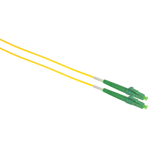 Camplex Simplex APC LC to APC LC Singlemode 9u/125u Fiber Optic Patch Cable (3.3', Yellow)