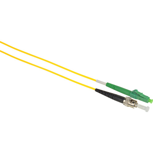 Camplex Simplex APC LC to UPC ST Singlemode 9u/125u Fiber Optic Patch Cable (3.3', Yellow)