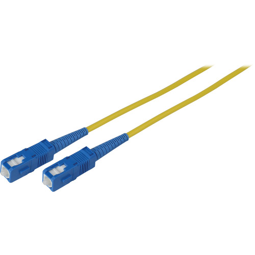 Camplex Singlemode Simplex SC to SC Fiber Optic Patch Cable (164', Yellow)