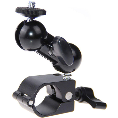 CAMVATE Swivel Arm with Monitor Mount and 25mm Rod Clamp (Black Levers)