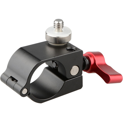 CAMVATE 25mm Rod Clamp with 1/4"-20 Screw for DJI Ronin-M, FREEFLY MōVI (Red Lever)