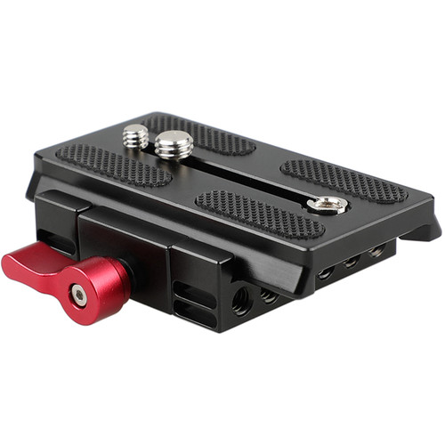 CAMVATE Manfrotto-Type Quick Release Plate with Clamp Base