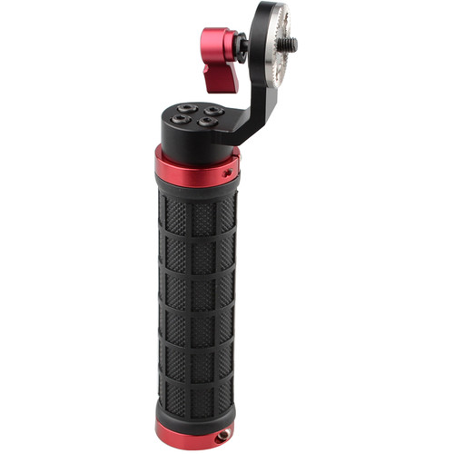 CAMVATE Rubber Handgrip with ARRI-Style Rosette (Red)
