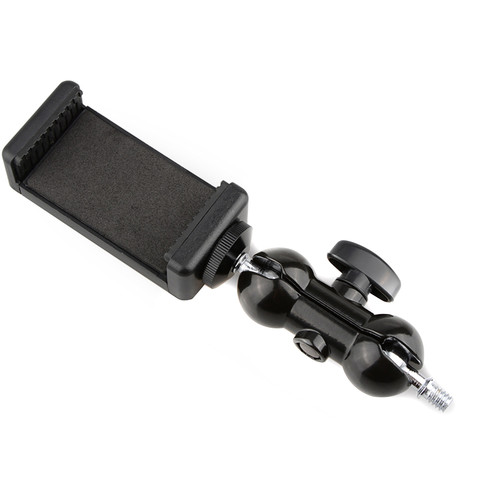 CAMVATE 360 Degree Swivel Ball Head Mount & Phonetrap Holder for Select Smartphones (Black)