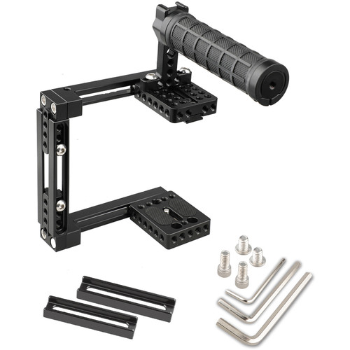 CAMVATE Dual-Use Adjustable Cage with Rubber Top Handle (Basic)
