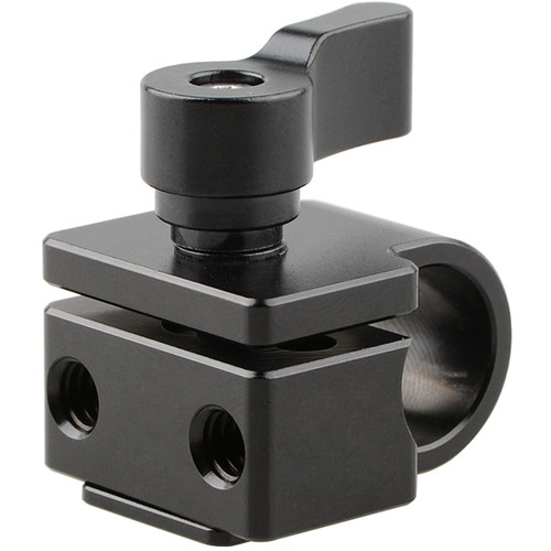 CAMVATE 15mm Rod Clamp with Shoe Mount Adapter