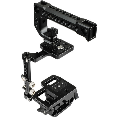 CAMVATE Cage with Top Cheese Handle & ARCA Quick Release Plate for BMPCC 4K