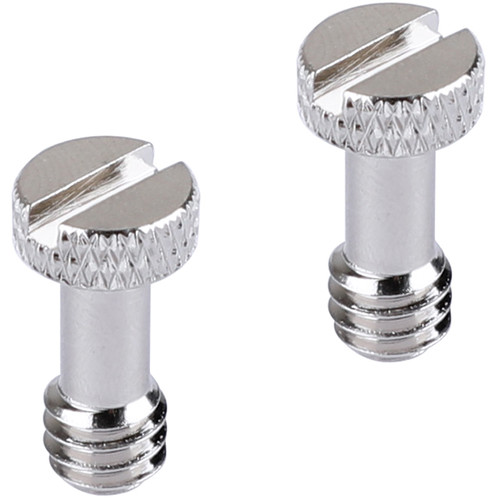 CAMVATE 1/4"-20 Long Slotted Knurled Captive Mounting Screws (2-Pack)