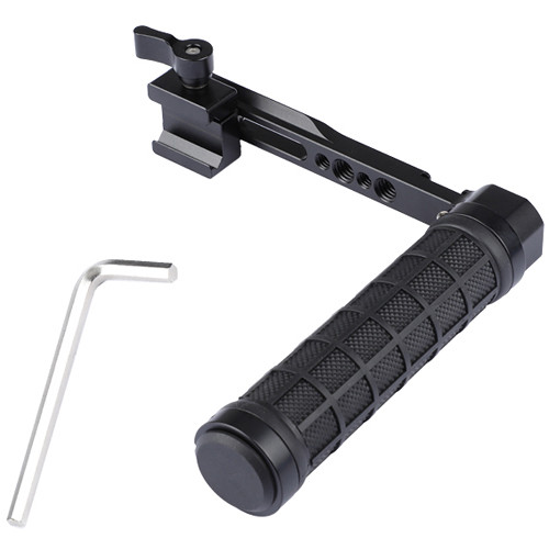 CAMVATE L-Shaped Rubber Side Handgrip with NATO Clamp