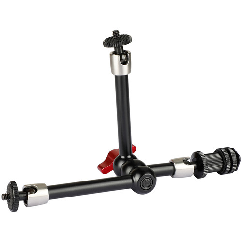 CAMVATE 11" Dual Magic Arm with 3 x 1/4"-20 Ball Heads & Removable Shoe Mount