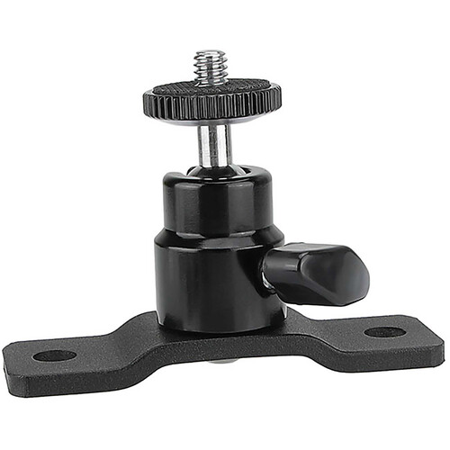 CAMVATE 1/4"-20 Ball Head with Bottom Pedestal Mount for Monitor/Surveillance System Support