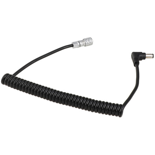 CAMVATE 2.5mm DC Male Barrel Coiled Power Cable for BMPCC 6K/4K
