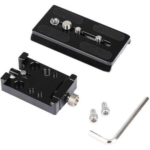 CAMVATE Manfrotto Quick Release Plate Assembly With Sliding Plate Horizontally Mounted For DSLR Cameras