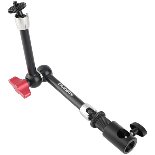 CAMVATE 11" Magic Arm with Stainless Steel Joints & Light Stand Adapter (Black)
