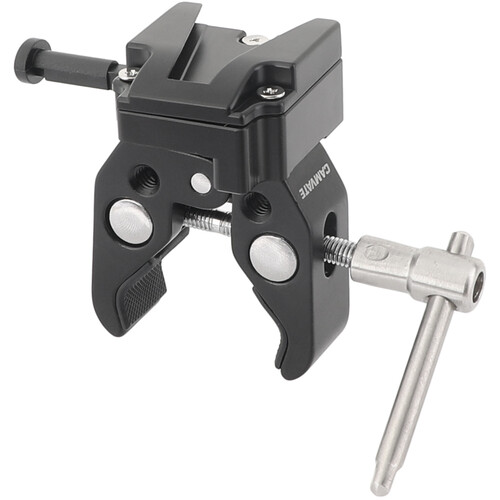 CAMVATE T-Handle Crab Clamp with V-Mount