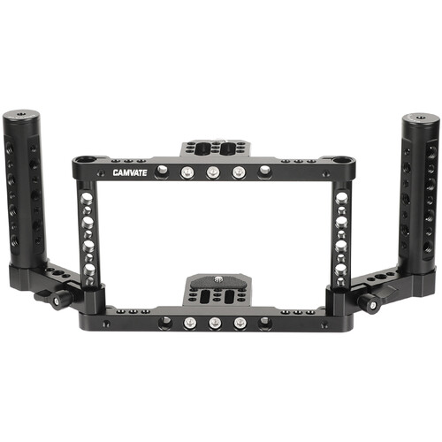 CAMVATE Director's Monitor Cage Kit with Dual Handgrips for 5 or 5.5" Monitor